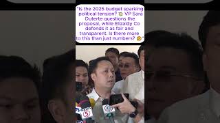 quotVP Sara vs Elizaldy Co Budget Clash 💥quot [upl. by Tekla]