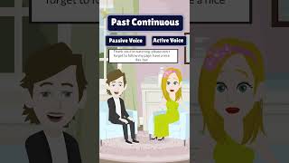 Past Continuous Active and Passive Voice [upl. by Ile]