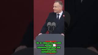 Rosyjski imperializm się odrodził Andrzej Duda rosja [upl. by Hartzel]