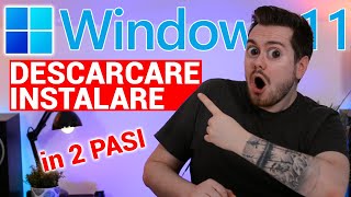 Instalare Windows 11 in 2 PASI  Descarcare si instalare Windows 11 cu RUFUS [upl. by Evonne]