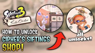 How to Unlock Ciphers Siftings Shop amp Rewards in Side Order DLC [upl. by Irovi342]