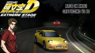 Initial D Extreme Stage  Cappuccino Vs FD on Akagi [upl. by Melamie]