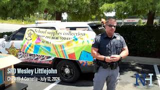 HCSO SROs collect school supplies for upcoming year [upl. by Haggar3]