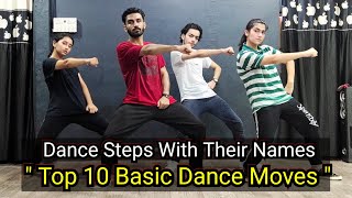 10 Basic Dance Steps  Simple Hip Hop Steps For Beginners  Hip Hop Dance Moves With Their Names [upl. by Noll]