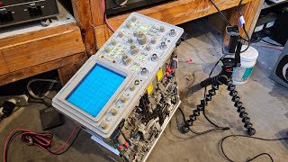 tektronix 2465b 400mhz oscilloscope troubleshooting 4 2023 [upl. by Johst811]