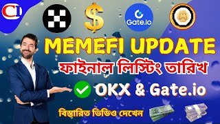 Memefi Mining New Update  Final Listing date  Memefi Airdrop CryptoIncomeBD24 [upl. by Dusen]