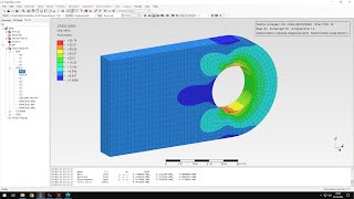 PrePoMax CalculiX FEA  Tutorial 41  Lifting lug [upl. by Screens55]