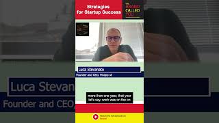 Strategies for Startup Success  Luca Stevanato  Finapp srl [upl. by Enoyrt143]