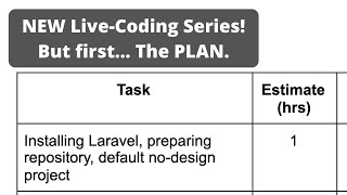 Creating quotLaravel Checklisterquot Part 029 Specification into Action Plan [upl. by Rehsa]