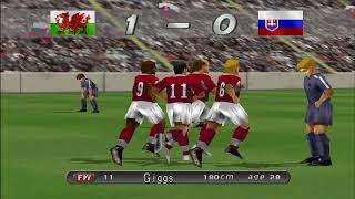 País de Gales deu show confiram Winning Eleven 2002 PS1 [upl. by Kelam55]