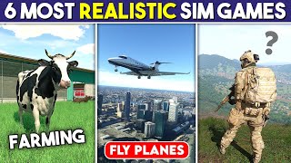 6 Most Realistic Simulation Games Better Than Real Life 😱 HINDI [upl. by Jepson]