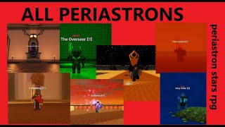 ALL Periastron locations in PERIASTRON STARS RPG [upl. by Bluhm]