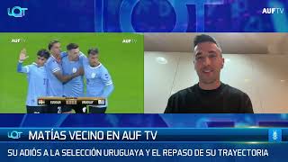 Entrevista a Matías Vecino en La QuintaTribuna  AUF TV  2952024 [upl. by Naltiak]