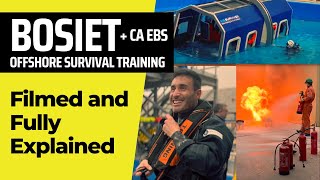 BOSIET offshore survival training course in full all you need to know [upl. by Edrock869]