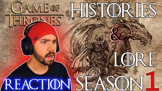 Watching Game of Thrones Histories amp Lore Season 1  SO MANY PEOPLE amp PLACES amp THINGS  Reaction [upl. by Carita]