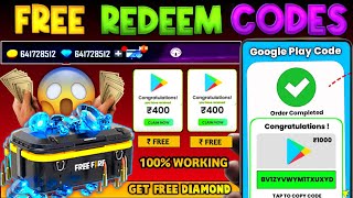 TODAY GET FREE REDEEM CODE  NEW REDEEM CODE TRICK  REDEEM CODE APP  FREE GOOGLE PLAY REDEEM CODE [upl. by Fessuoy]