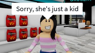 When you bring your daughter into the grocery store🤣 Roblox Meme [upl. by Octavia504]