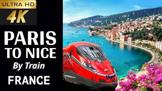 4k Paris to Nice Train First Class Tour 2024  TGV InOui  How to go to Nice from Paris [upl. by Reisman]