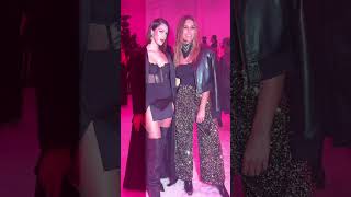 Iris Mittenaere amp laury thilleman arrives at Etam live Show 2024 during Paris Fashion Weekshorts [upl. by Madda911]