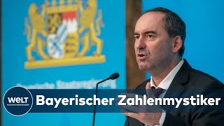 CORONA KOMMUNIZIEREN Bayerns Wirtschaftsminister verwirrt Bürger mit Zahlensalat [upl. by Yrrehs]