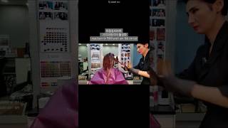 Hair salon ASMR visual and auditory activation Cool gray hair cover is well expressed and bright [upl. by Nylasor]