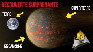 Le télescope James Webb découvre une atmosphère sur une exoplanète de type superTerre distante [upl. by Ehcor]