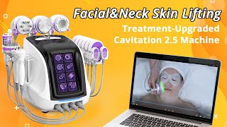 Face amp Neck Treatment With Aristorm Cavitation 25 Machine LS78D2MAXSB [upl. by Adnouqal]