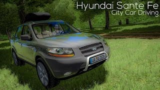 City Car Driving 153  Hyundai Santa Fe  Download Link  Custom Sound [upl. by Daye775]