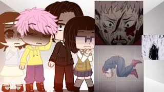 Yujis classmates react to him  Gacha Club  Jujutsu Kaisen  Subtitles [upl. by Oibirot]