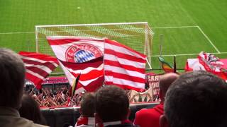 FC Bayern vs Hannover 20  Einklatschen Südkurve München  München München Gesang 14092013 HD [upl. by Champagne]