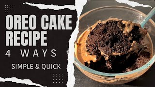 Oreo ChocolateTruffle CakeWith Easy Oreo Cream frostingChocolate cake eggless and without oven [upl. by Nwhas939]