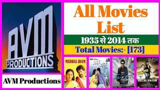 AVM Productions All Movies List  Stardust Movies List [upl. by Kreitman]