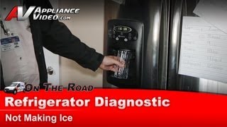 Whirlpool Refrigerator Repair  Not Producing Ice  Ice Maker [upl. by Kutchins]