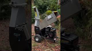 Extremely capable wood chipper [upl. by Luckin]