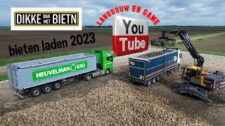 bieten laden Bellingwolde bietencampagne 2023 start Mechielsen Oldehove BV Volvo EW180E Groningen [upl. by Carrel]