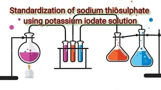 Standardization of sodium thiosulphate using potassium iodate solution [upl. by Atsylac]