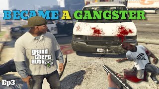 GTA 5 GAMEPLAY BECAME A GANGSTER  Chop Mission  Episode 3 [upl. by Gorlin]