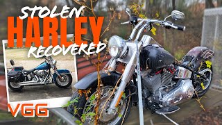 ABANDONEDSTOLENRECOVERED Will This HARLEY DAVIDSON Run and Ride Again After YEARS [upl. by Eveivenej623]