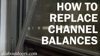 How to Replace the Channel Balance in a Window [upl. by Lahsram]