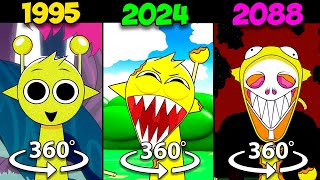 360° VR Incredibox Sprunki 1995 vs 2024 vs 2088 [upl. by Elenahc]