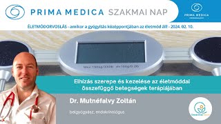 SZAKMAI NAP  Dr Mutnéfalvy Zoltán  Az elhízás jelentősége [upl. by Loydie]