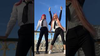 POWER MAKIMA DUO DANCE cosplay chainsawman dance makima power [upl. by Nawtna]