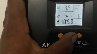 PWM Smart battery Charge Controller Setting in urduhindiPWM 50A Vary Important Setting [upl. by Gretal]