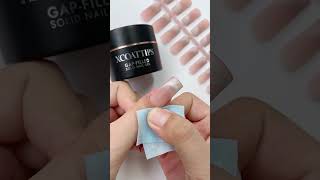 Nail strong test💪🏻How to apply Gap Filled Solid Gel💅🏻 nails naildesigns nailart [upl. by Maguire345]