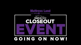 Mattress Land TempurPedic Adapt Closeout Event [upl. by Eelano]