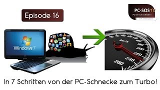 Windows 7 amp 8 schneller machen  PC SOS TV [upl. by Amilb]