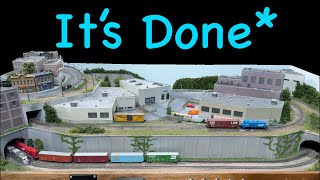 Action Packed N Scale Layout in 2x4 Feet — The Layout is Done [upl. by Peih]