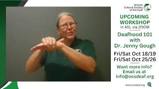 OCSD  Last chance to register for Deafhood 101 FALL 2024 promo [upl. by Fannie]