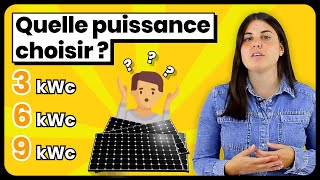 Panneau Solaire  Quelle Puissance en Autoconsommation  panneausolaire [upl. by Tita]