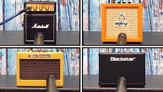 Micro Amp Shootout  Marshall VS Fender VS Orange VS Blackstar [upl. by Scheider]